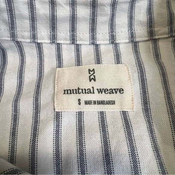 Mutual Weave Women’s Button‎ Down Long Sleeve Shirt Size Small Cotton Stripped - Picture 2 of 8